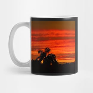 Tropical Red Sunset Mug